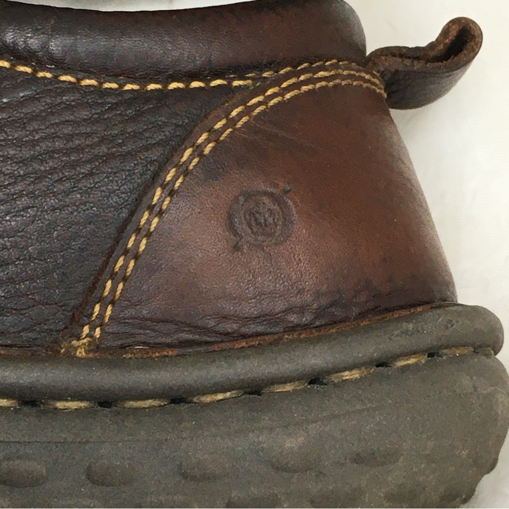 Born Brown Leather Lace-Up Derby Oxfords -8/39- - Picture 14 of 14
